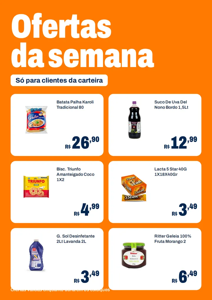 Encarte de ofertas da semana